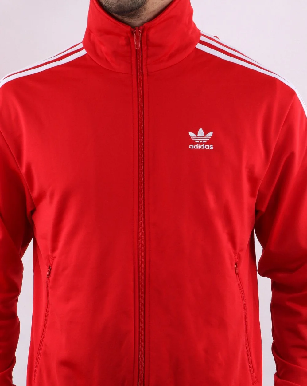 Adidas Originals Firebird Track Top Scarlet Red - Image 4