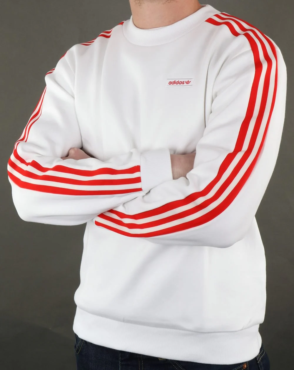 Adidas Originals Mdn Sweatshirt White - Image 3