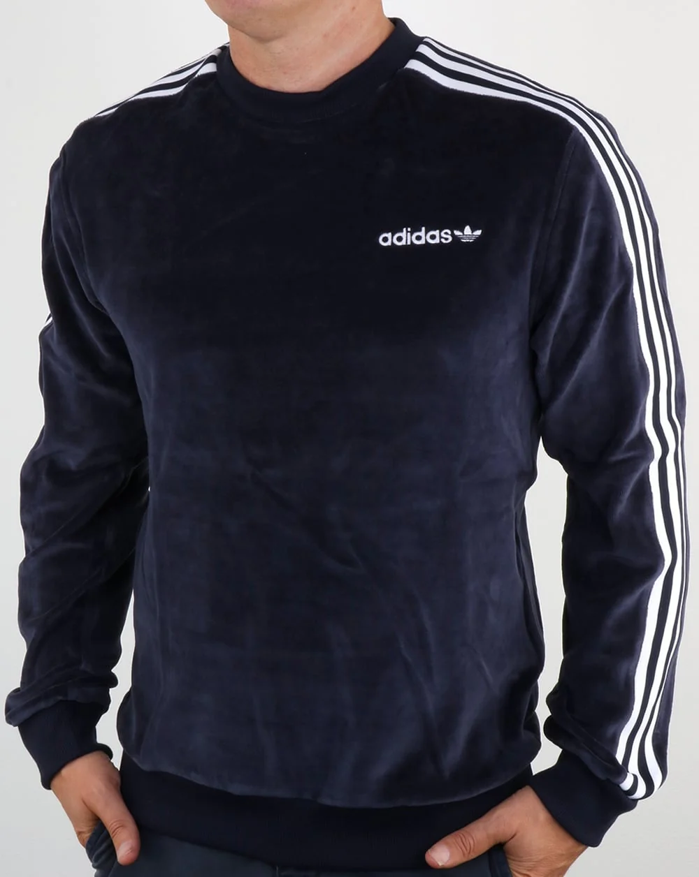 Adidas Originals OS Velour Crew Sweat Legend Ink