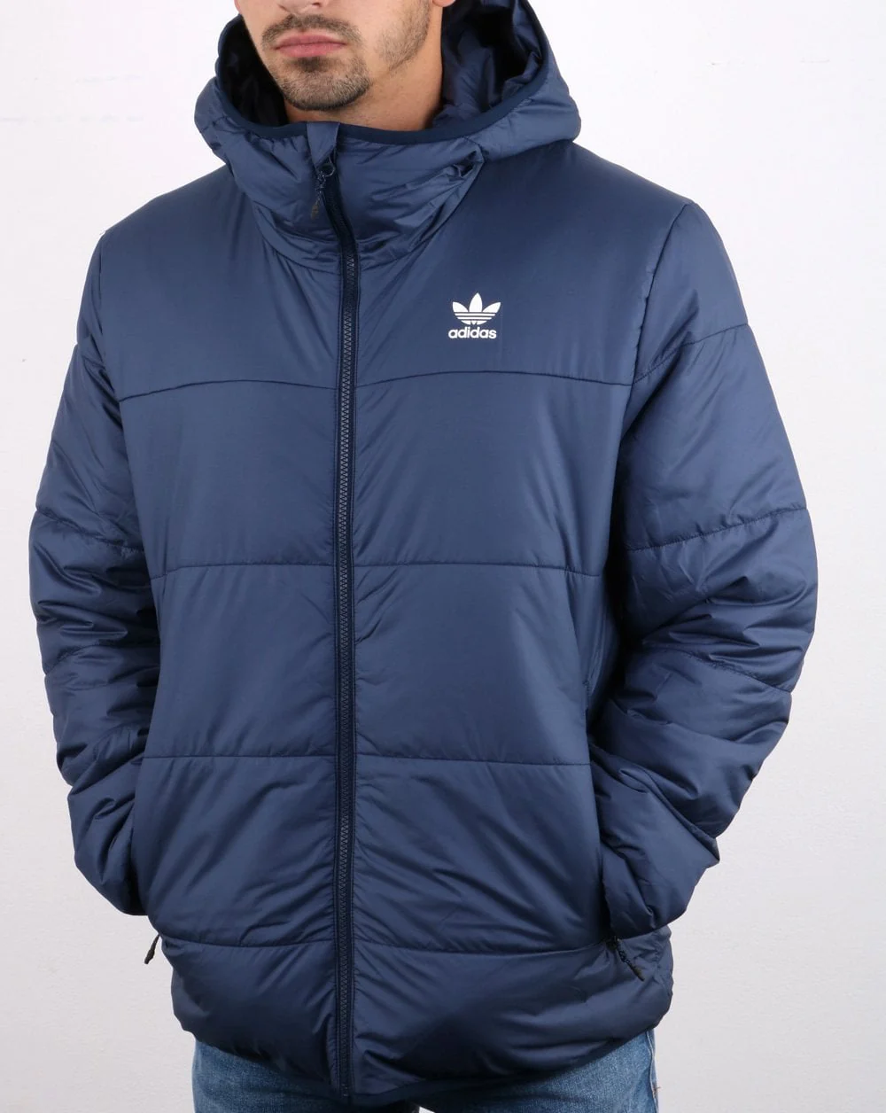 Adidas Originals Padded Jacket Navy - Image 2