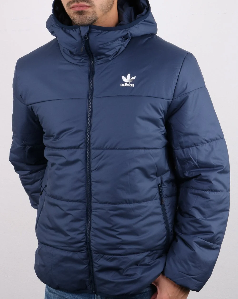Adidas Originals Padded Jacket Navy - Image 3
