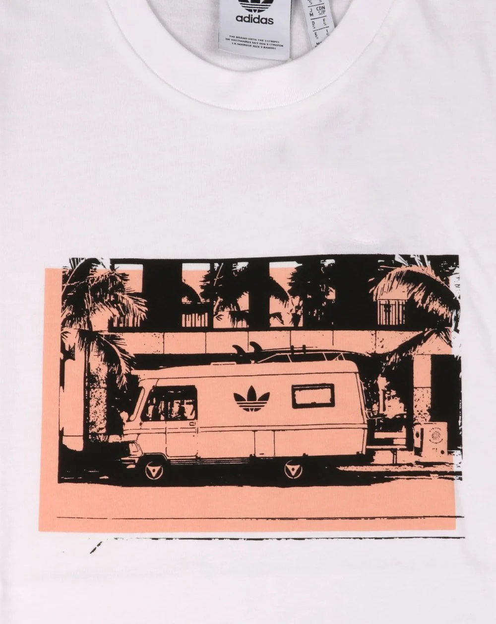 Adidas Originals Photo T Shirt White - Image 2