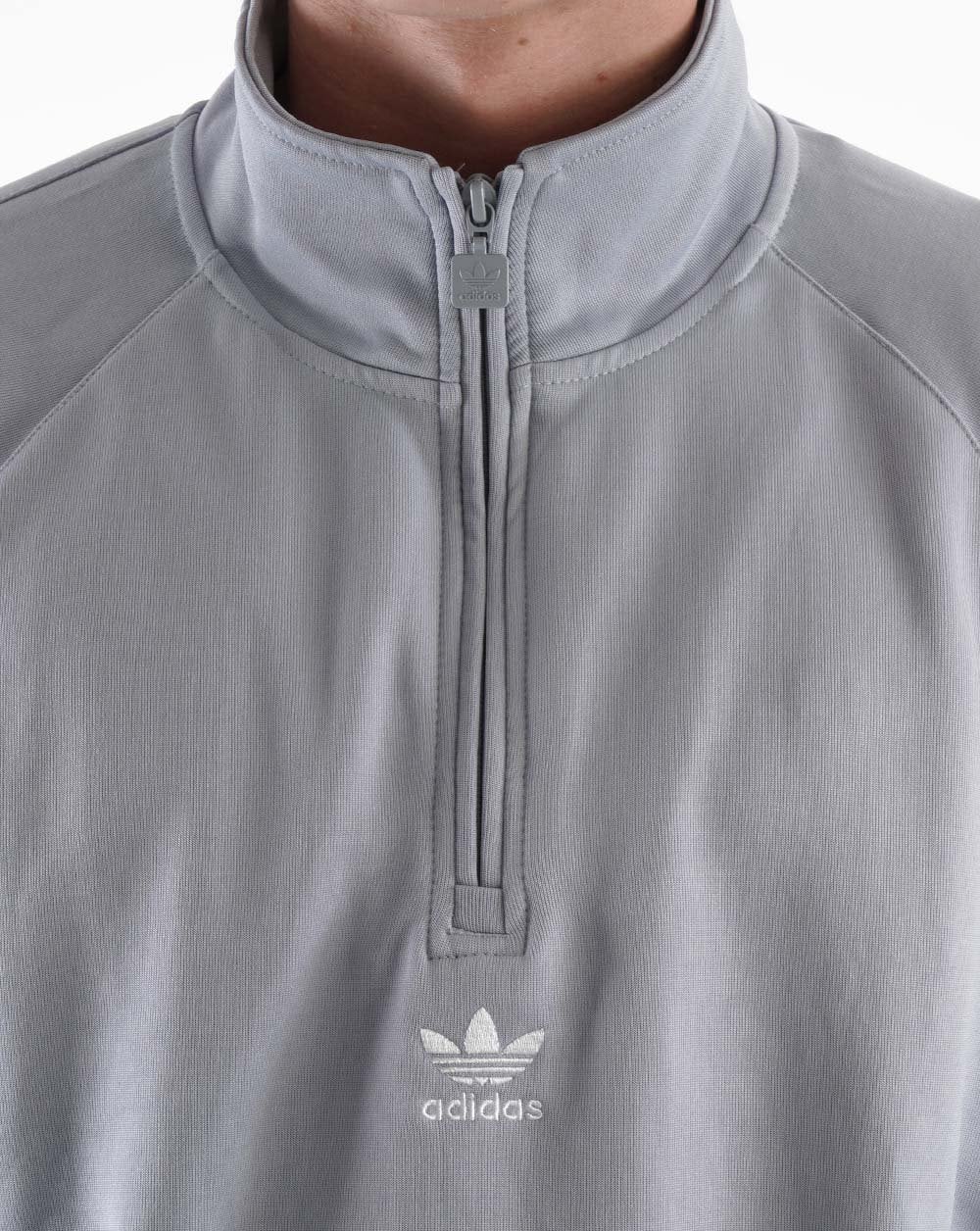 Adidas Originals Rekive Half Zip Sweatshirt Halo Silver - Image 3