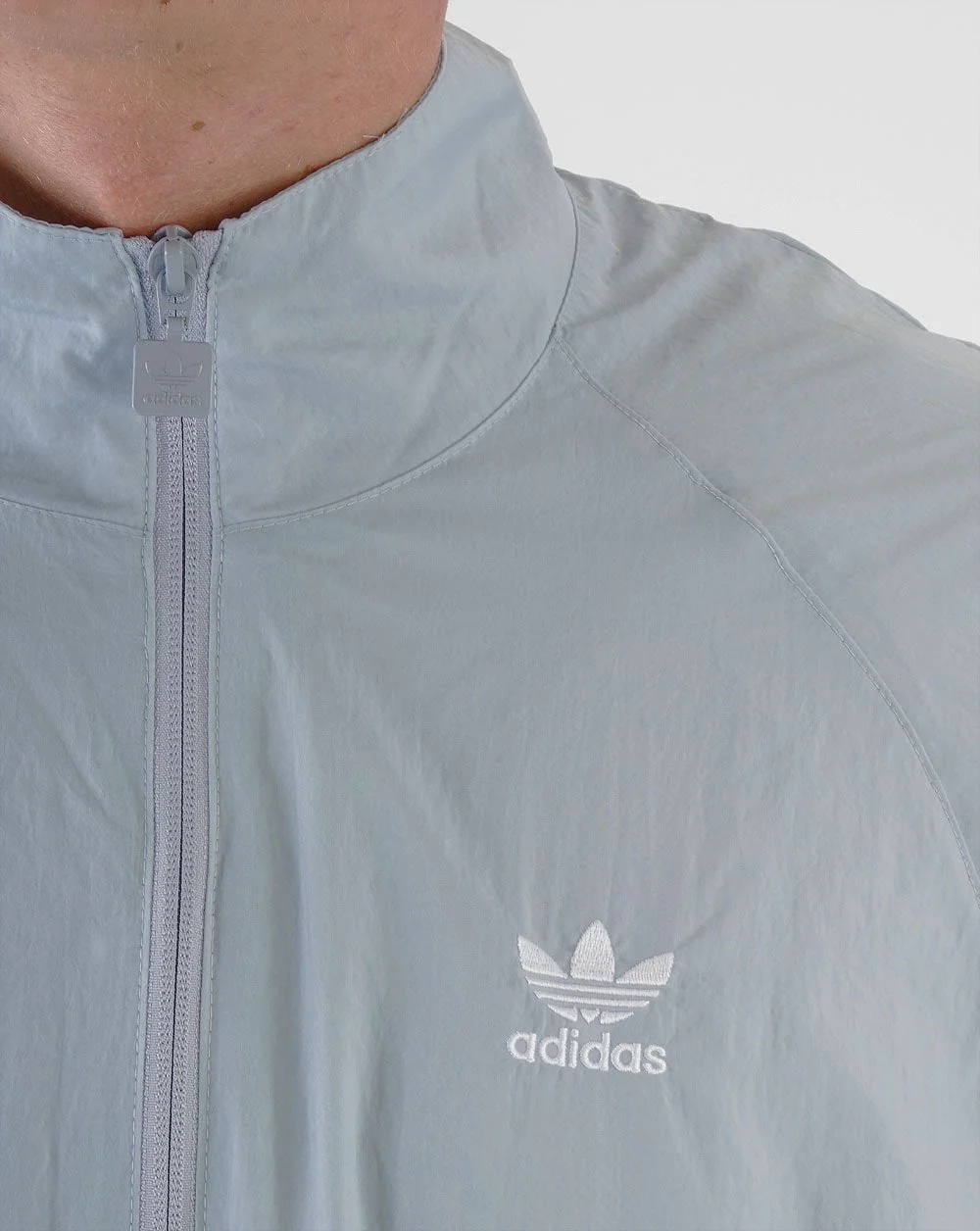 Adidas Originals Rekive Woven Track Top Halo Silver - Image 3
