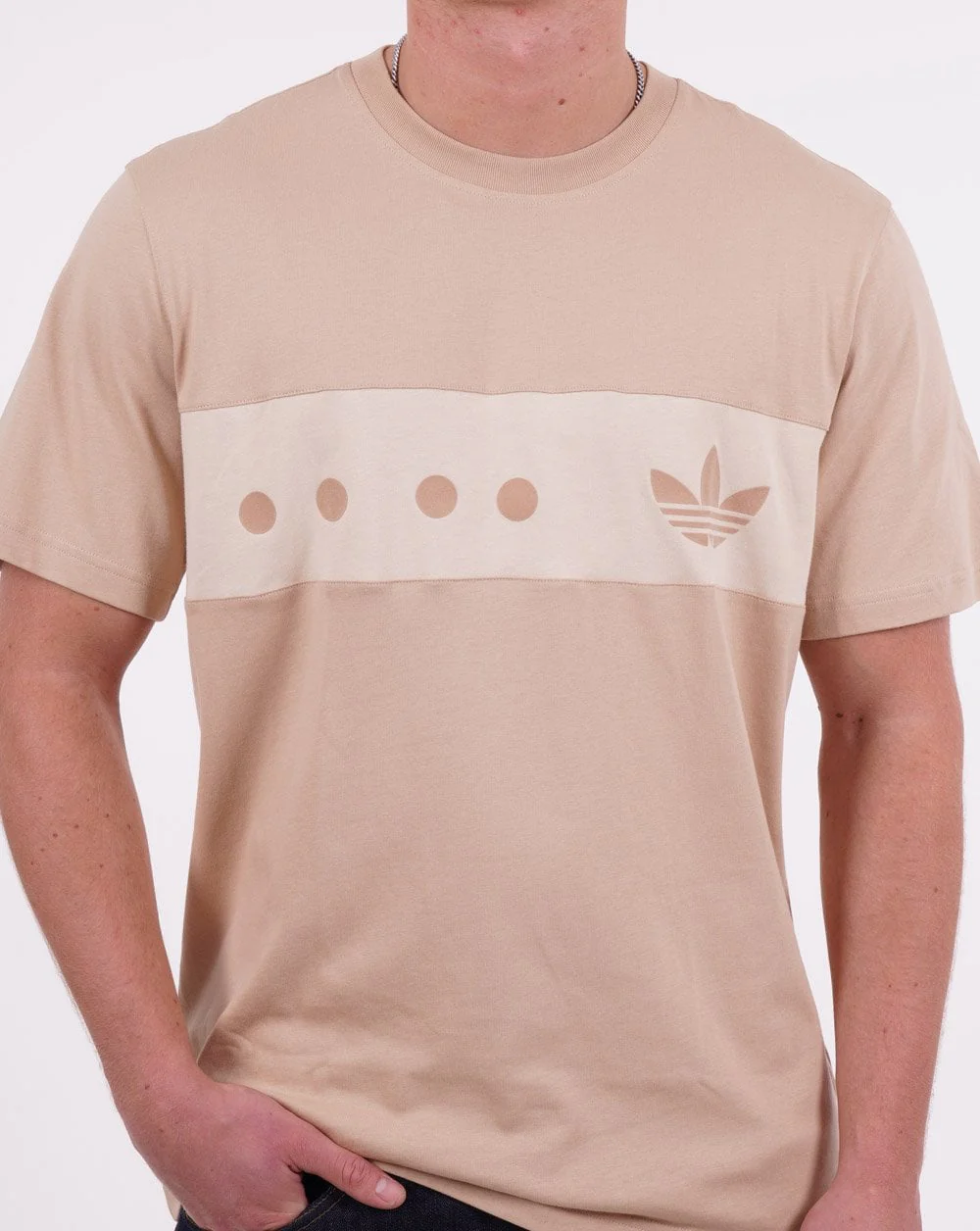 Adidas Originals RIFTA City T Shirt Beige