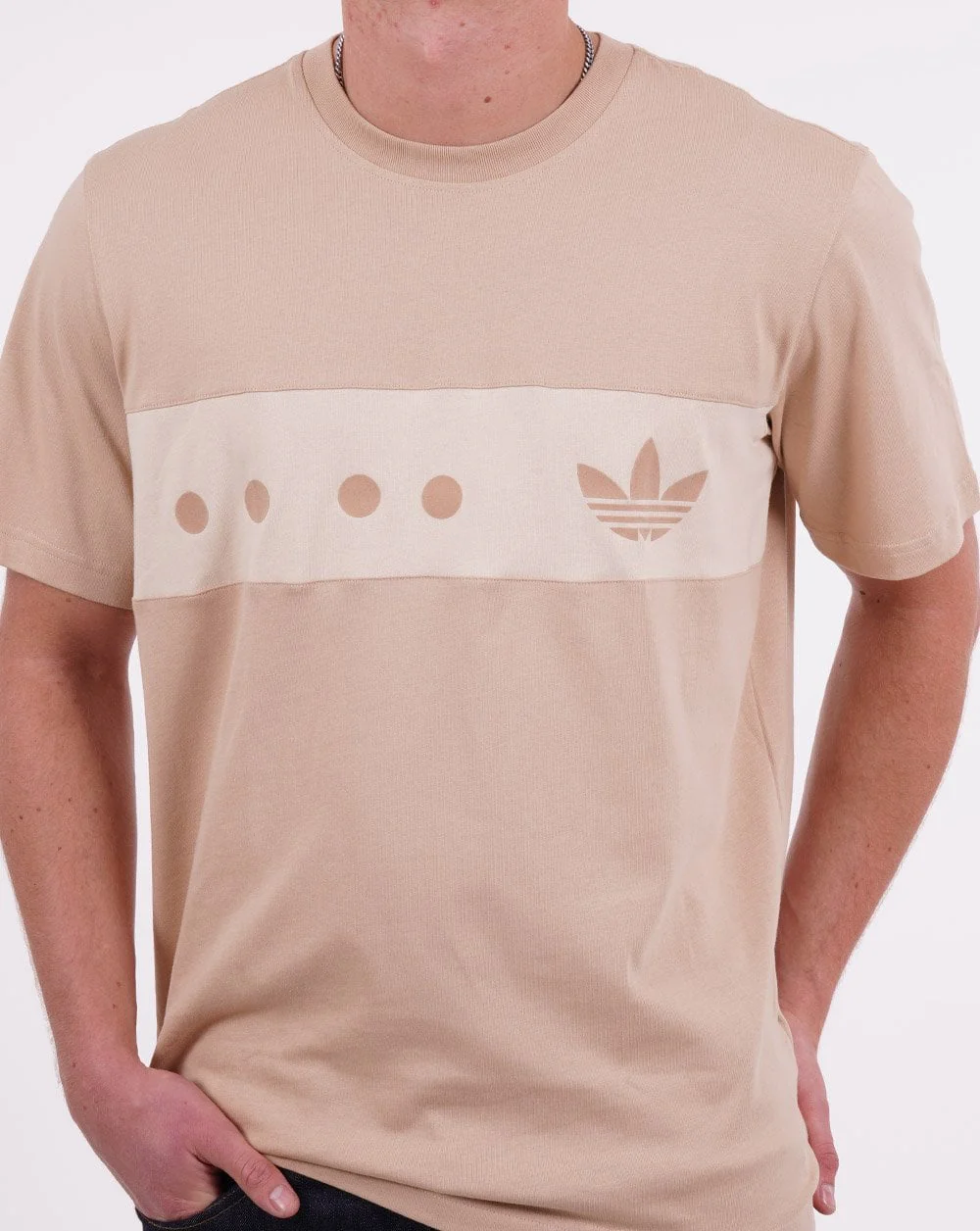 Adidas Originals RIFTA City T Shirt Beige - Image 3