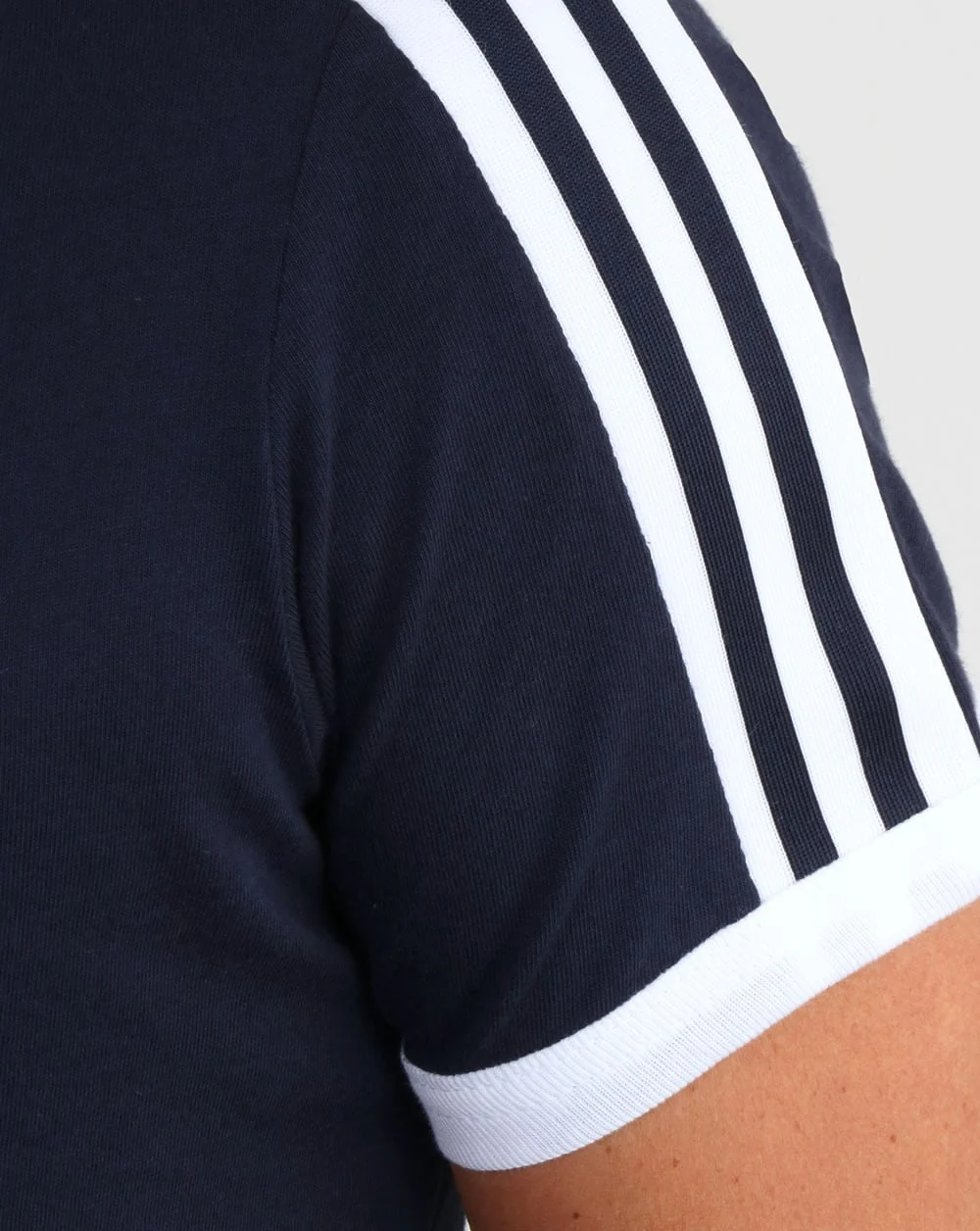 Adidas Originals Ringer Linear T Shirt Navy - Image 3