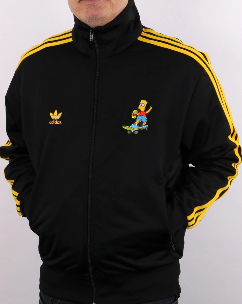 Adidas Originals Simpsons Firebird Track Top Black - Image 4
