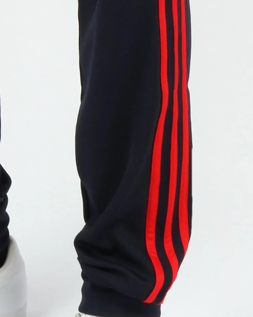 Adidas Originals Superstar Cuffed Track Pants Navy/Red - Image 3