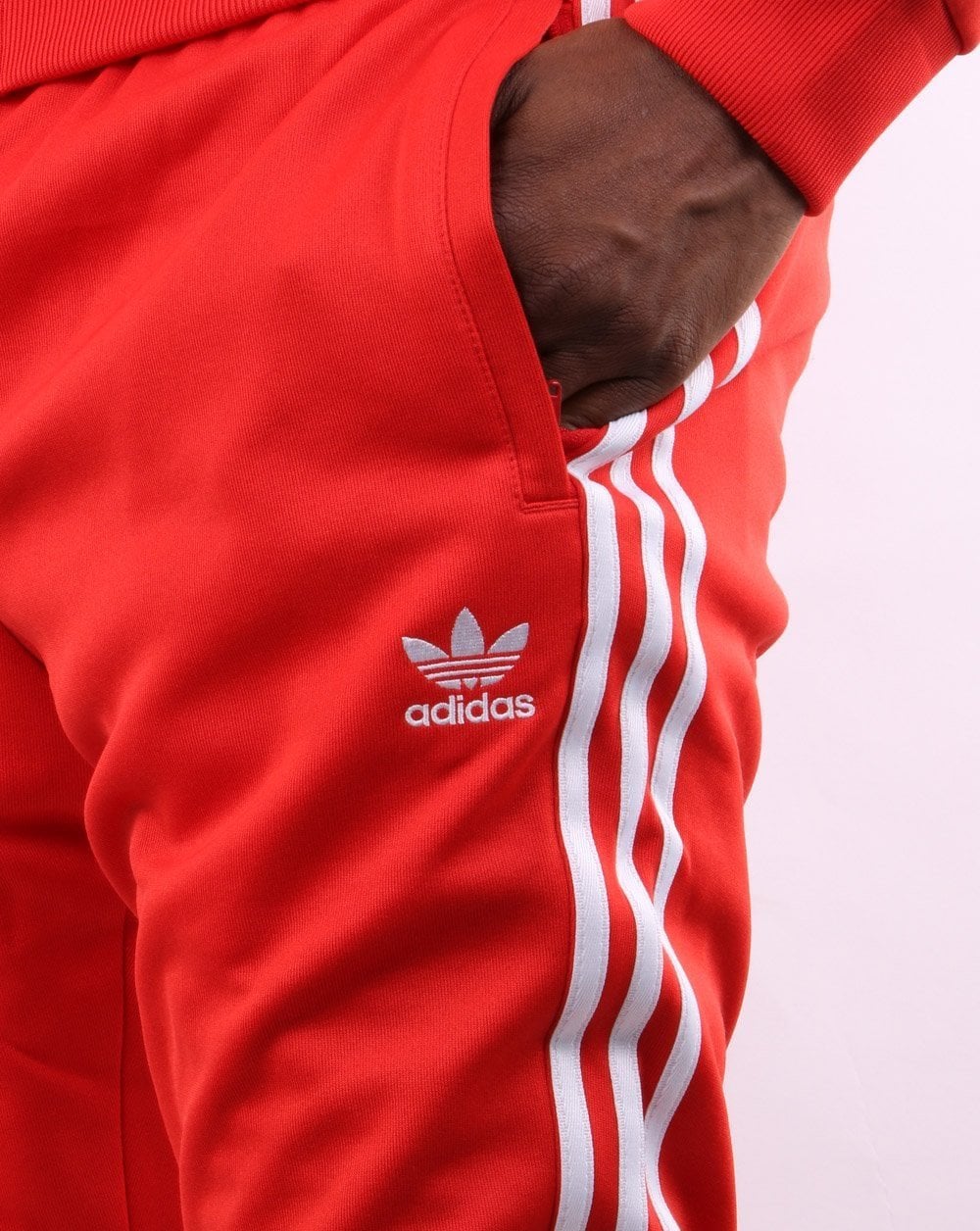 Adidas Originals Superstar Track Pants Red - Image 2