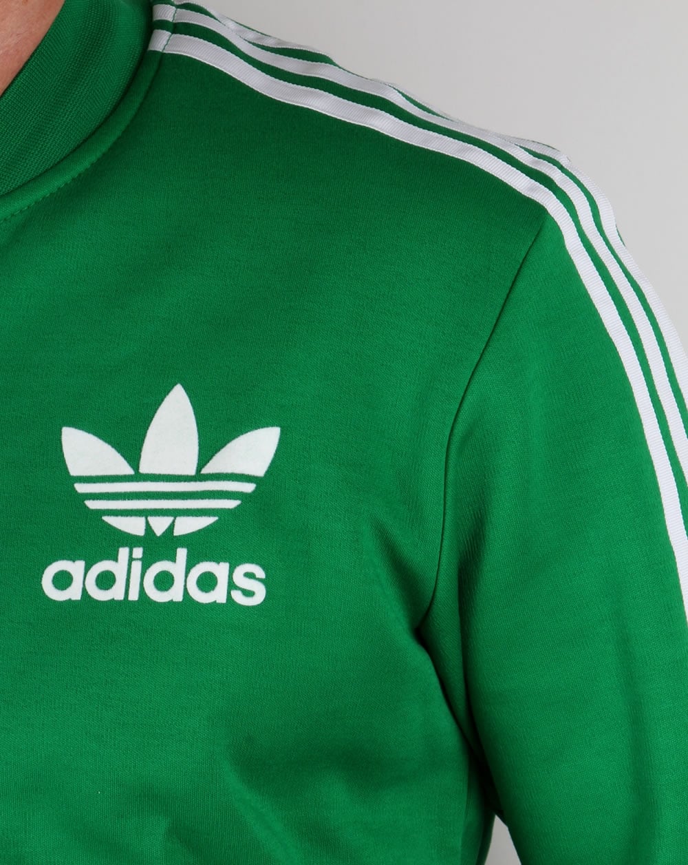 Adidas Originals Superstar Track Top Green/White - Image 3
