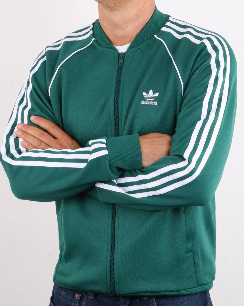 Adidas Originals Superstar Track Top Noble Green - Image 2