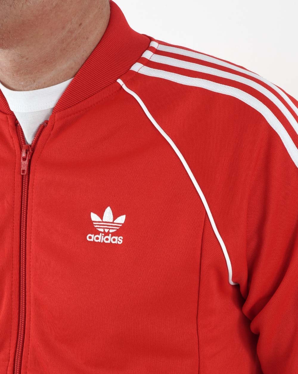Adidas Originals Superstar Track Top Red - Image 2