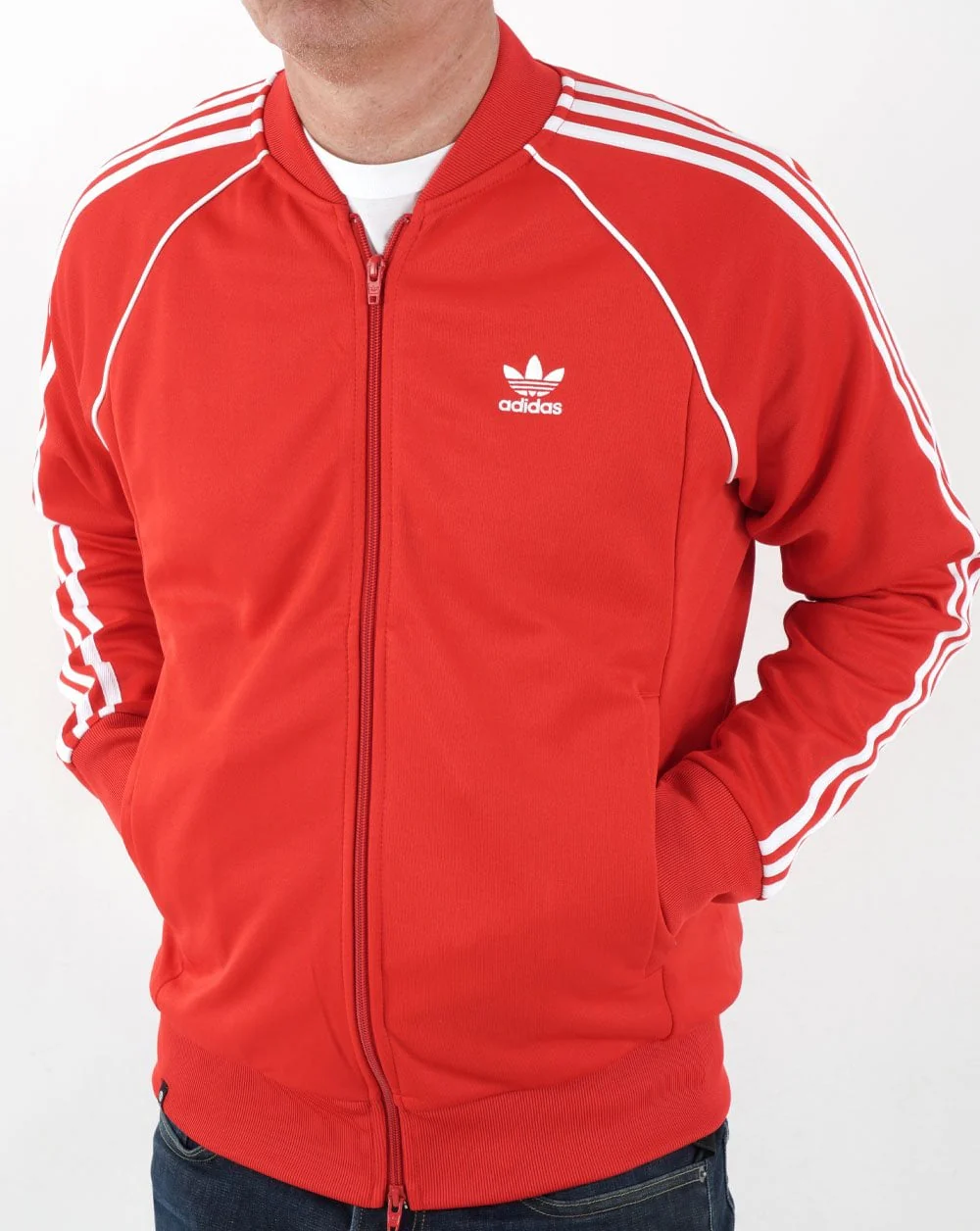Adidas Originals Superstar Track Top Red - Image 4