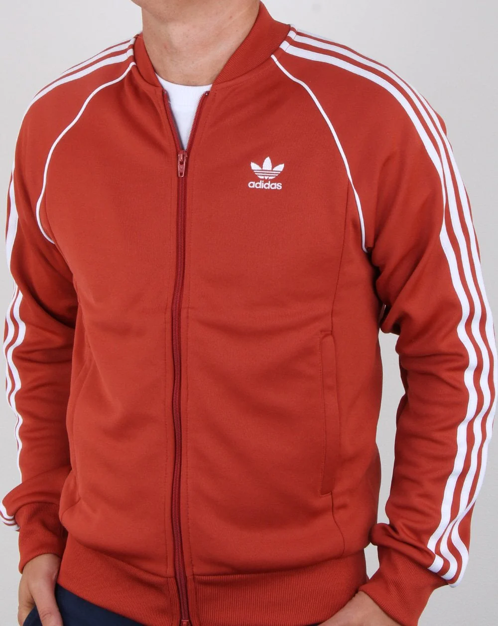 Adidas Originals Superstar Track Top Rust Orange