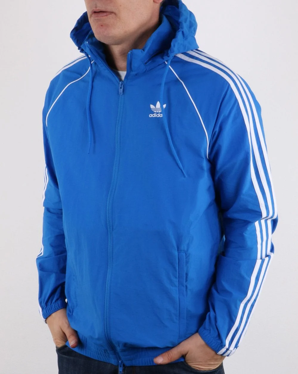 Adidas Originals Superstar Windbreaker Bluebird Blue - Image 3