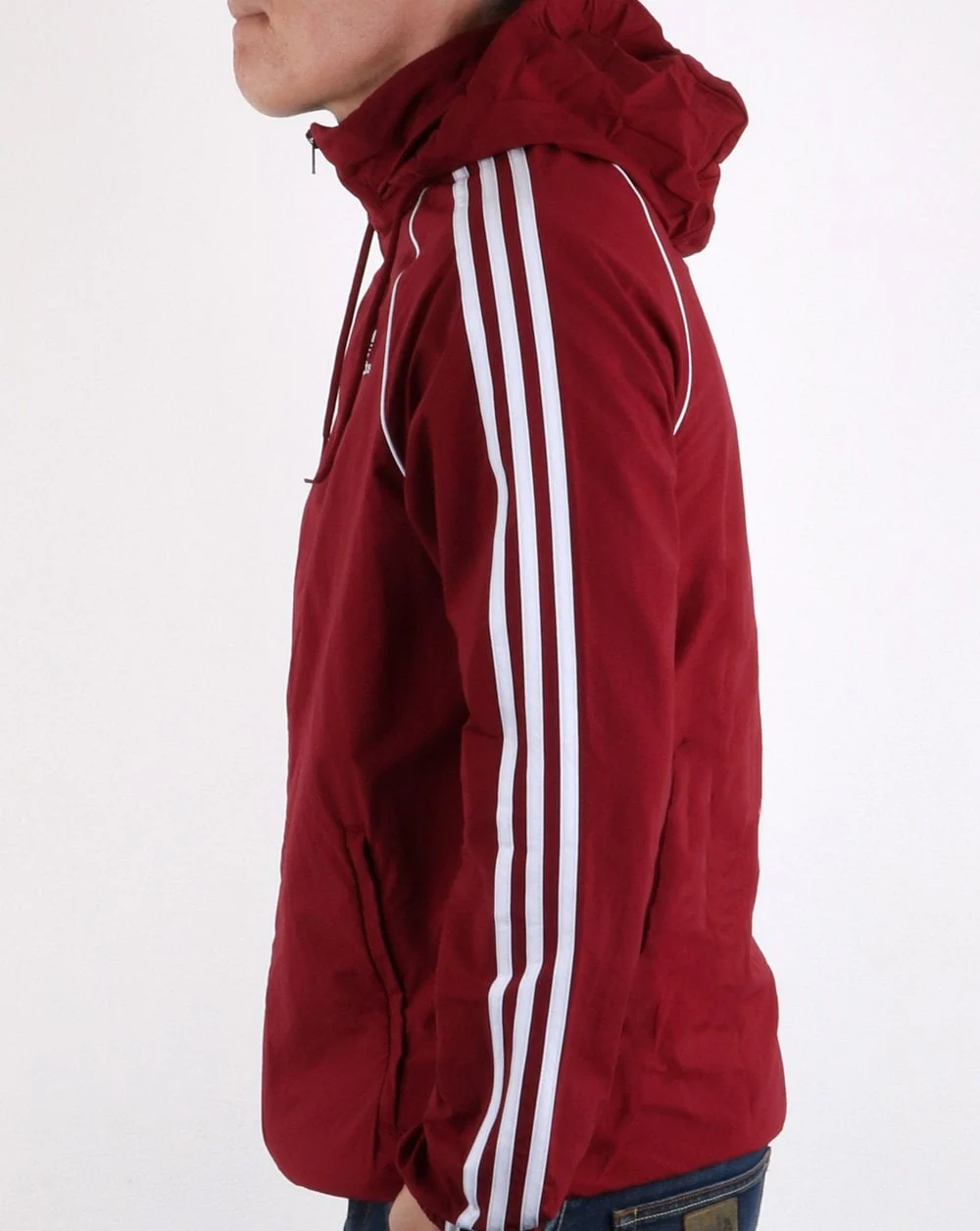 Adidas Originals Superstar Windbreaker Collegiate Burgundy - Image 4