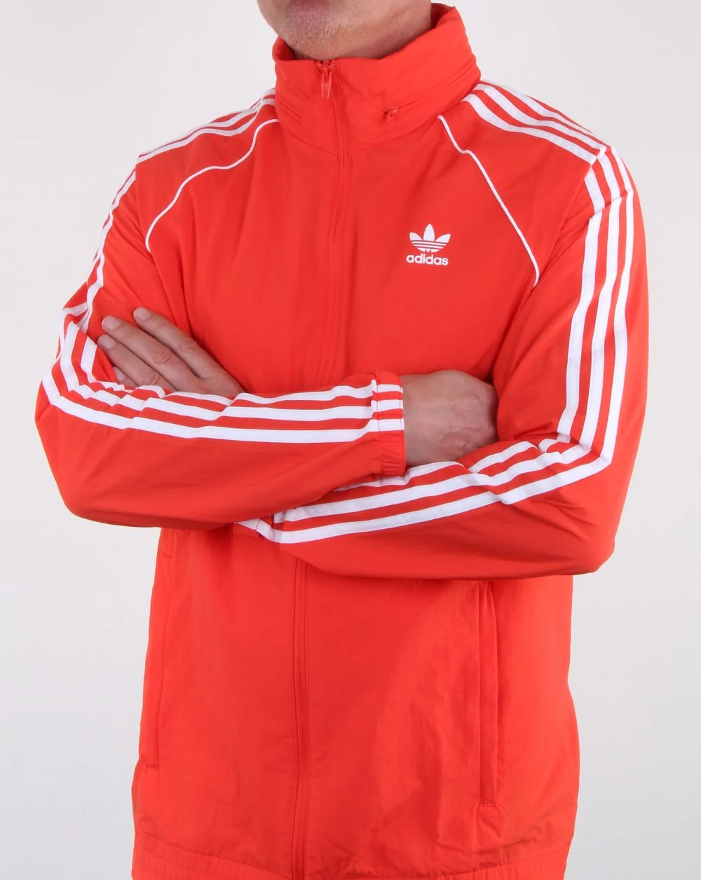 Adidas Originals Superstar Windbreaker Hi Res Red - Image 3
