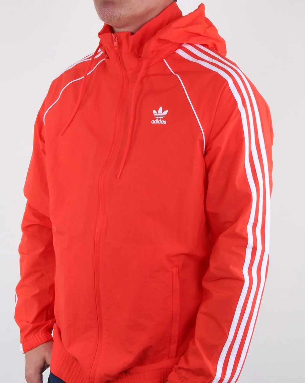 Adidas Originals Superstar Windbreaker Hi Res Red - Image 4