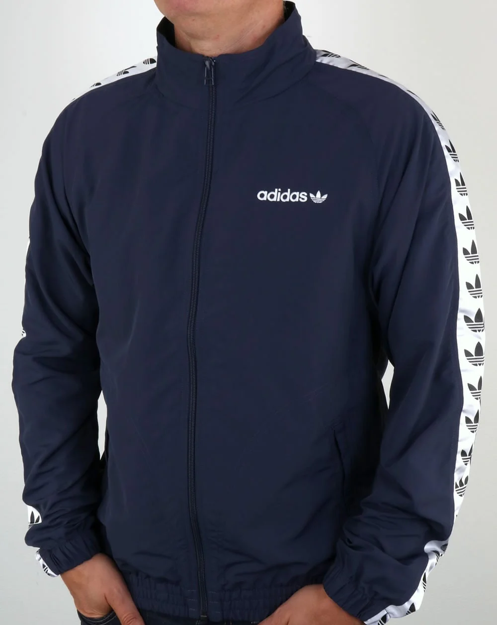 Adidas Originals TNT Tape Wind Jacket Trace Blue/White