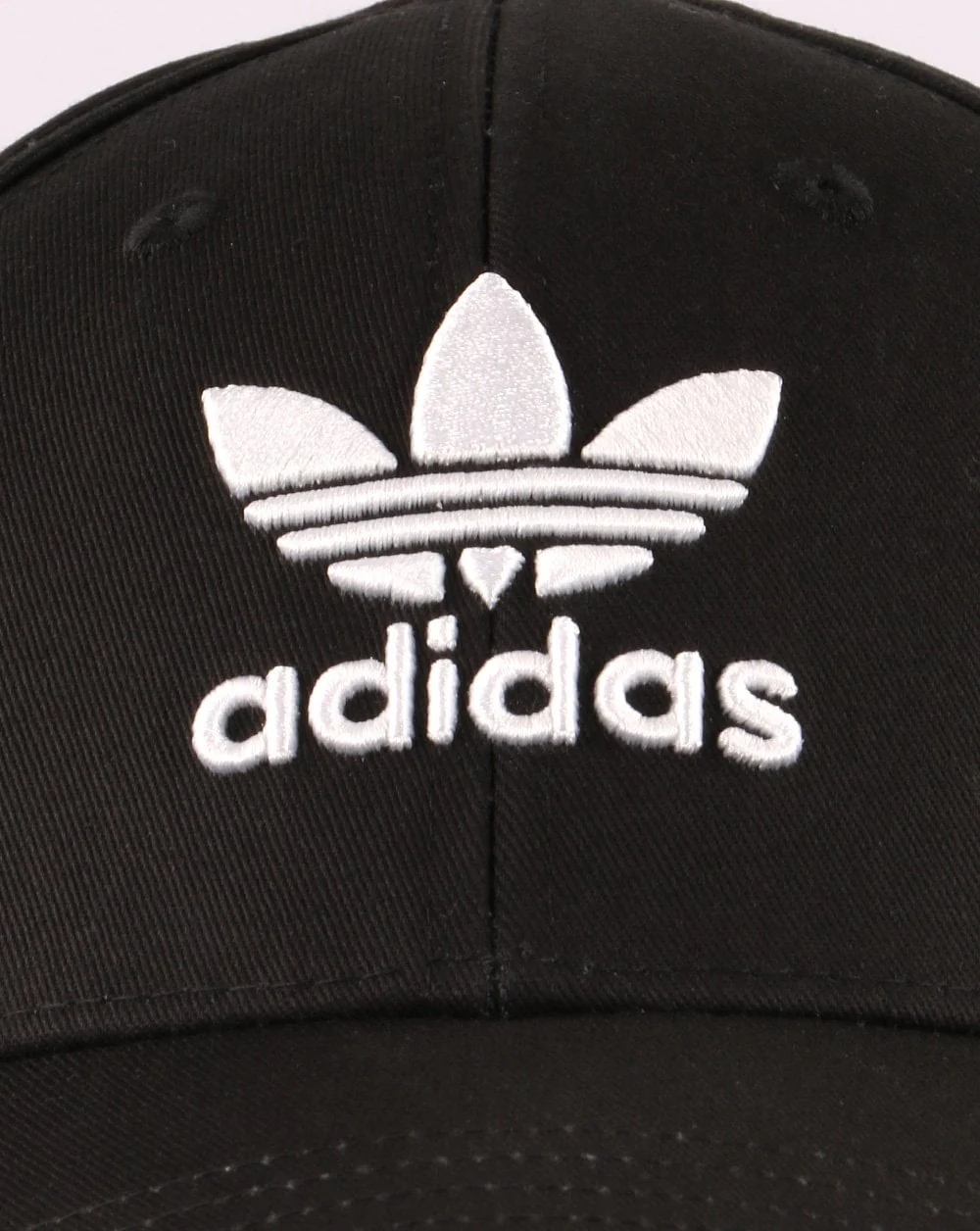 Adidas Originals Trefoil Baseball Cap Black/white - Image 3