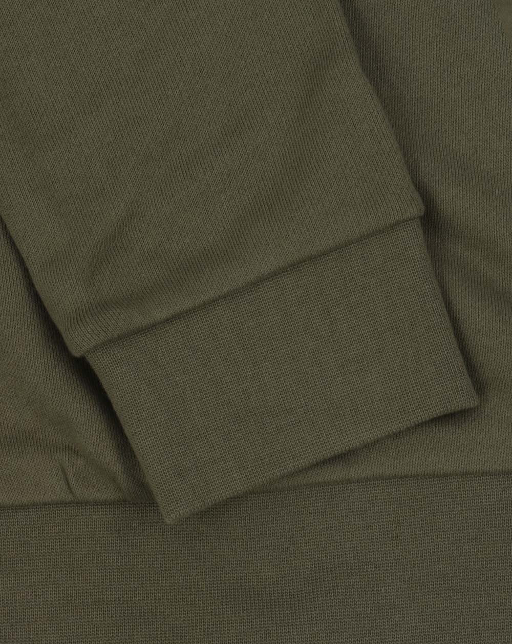 Adidas Originals Trefoil Crew Sweat Khaki - Image 3