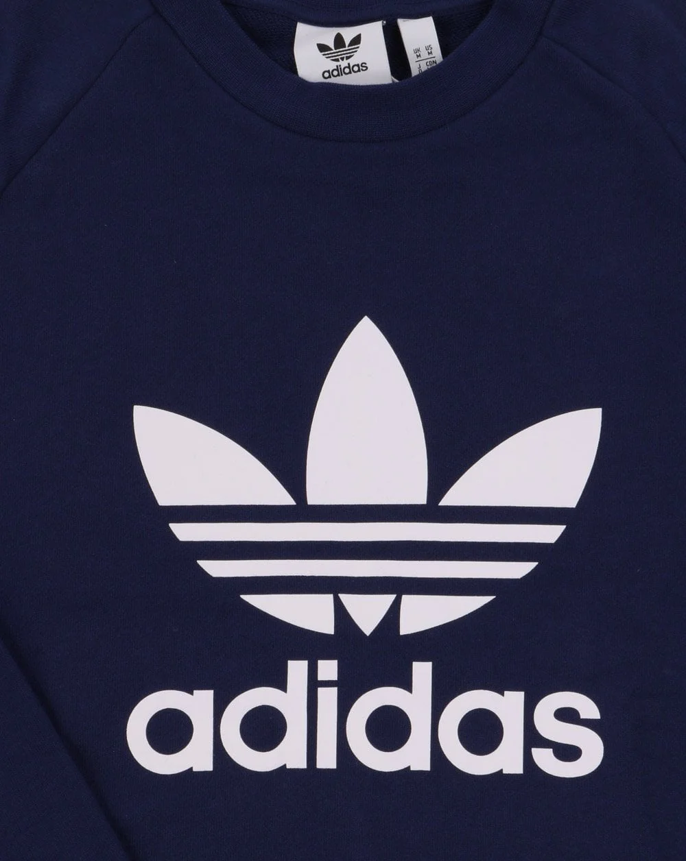 Adidas Originals Trefoil Crew Sweat Navy - Image 2