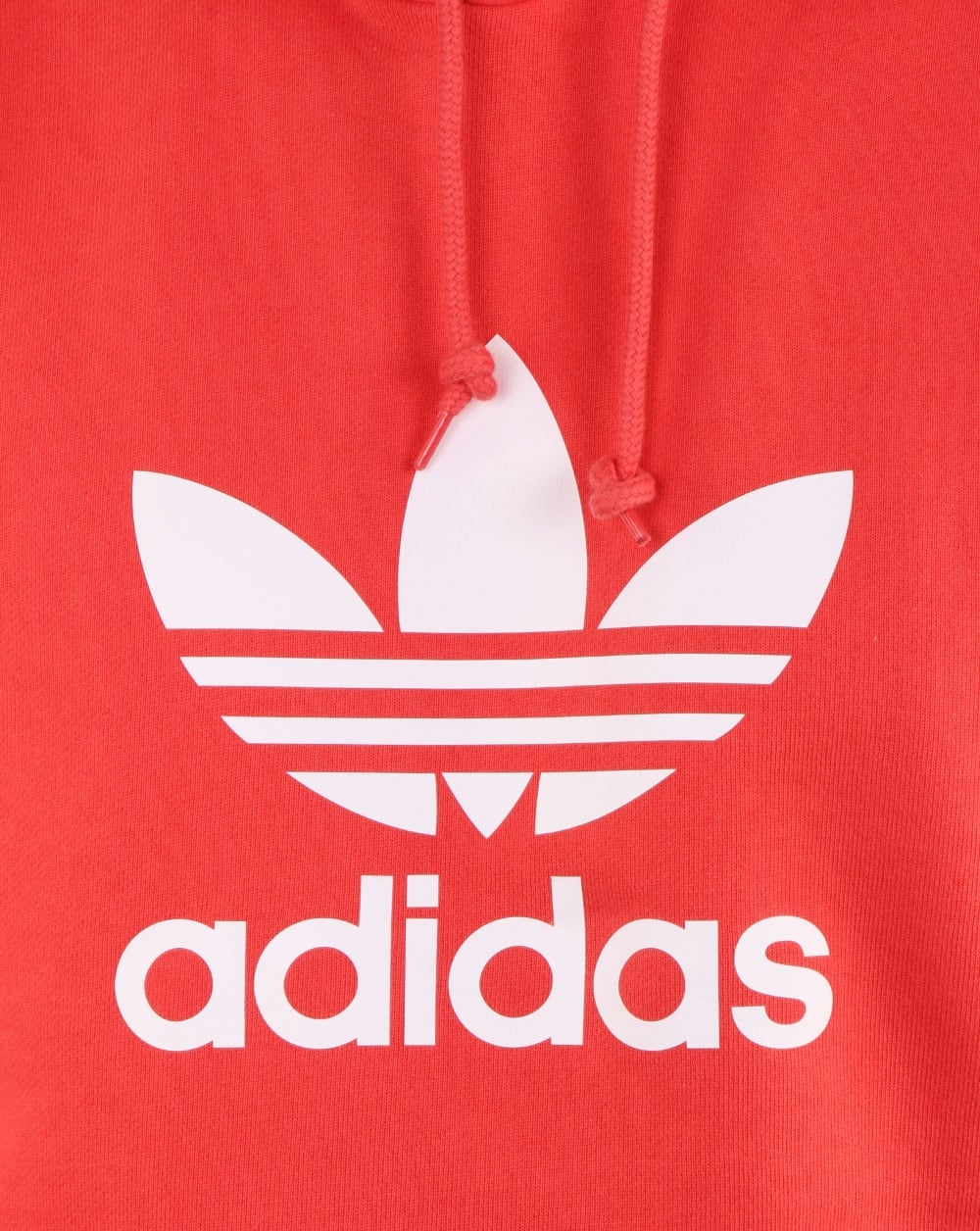 Adidas Originals Trefoil Hoody Trace Scarlet - Image 2