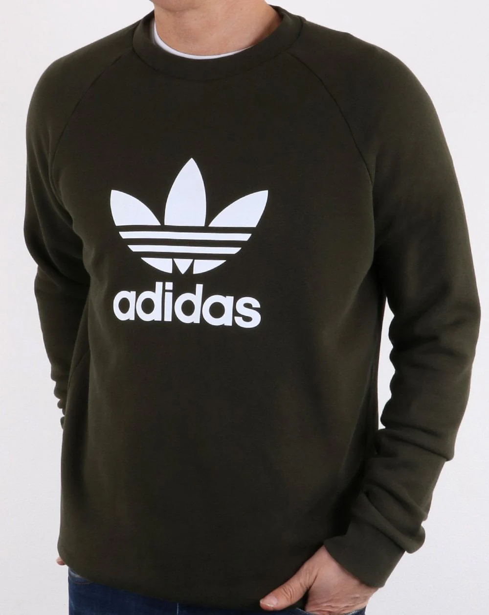 Adidas Originals Trefoil Sweatshirt khaki