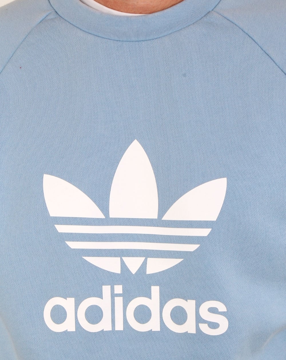 Adidas Originals Trefoil Sweatshirt Sky - Image 2