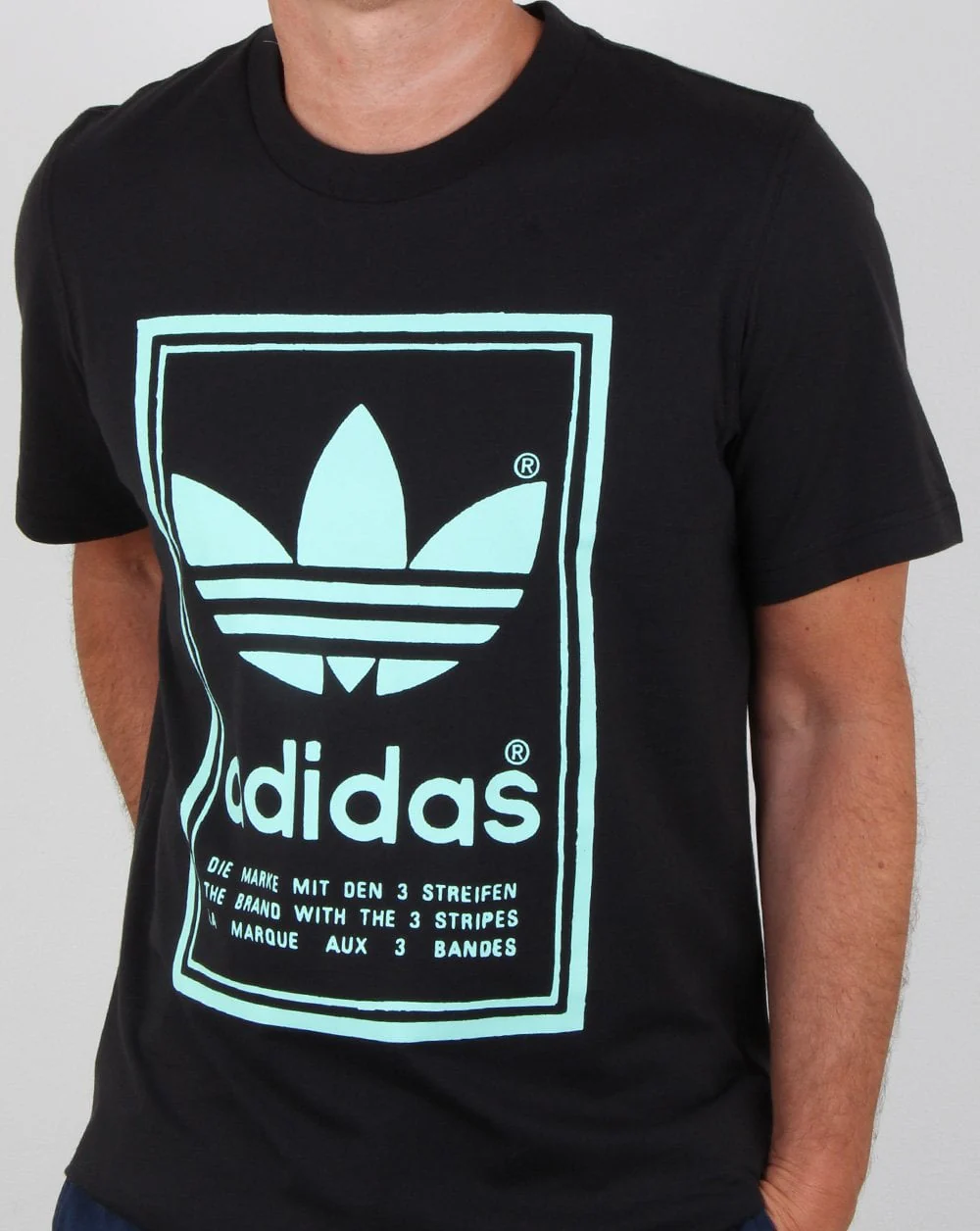 Adidas Originals Vintage T Shirt Black - Image 3