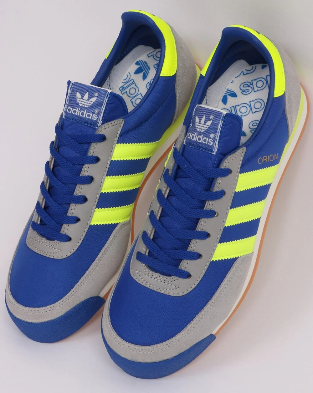 Adidas Orion Trainers Royal Blue/Solar Yellow