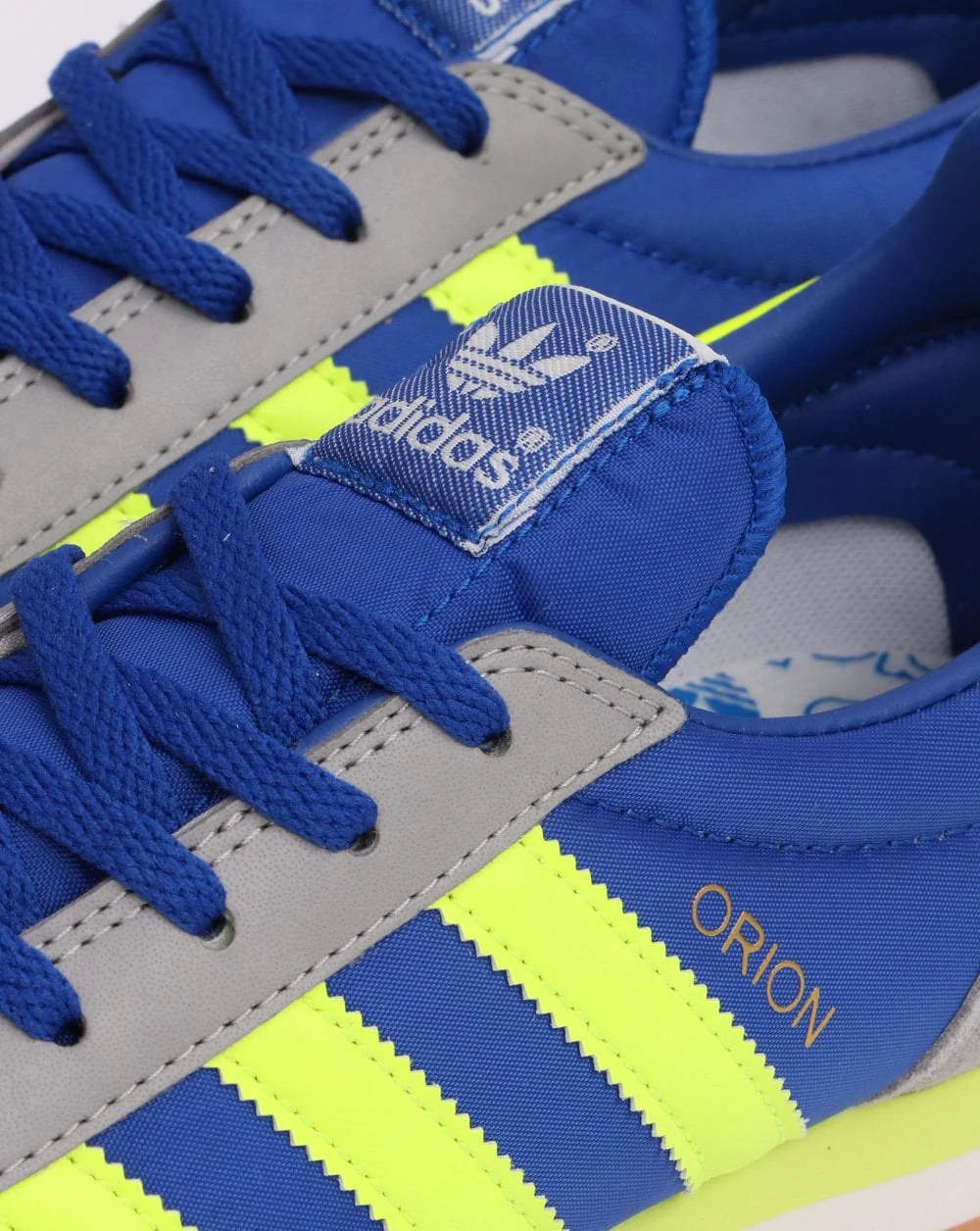 Adidas Orion Trainers Royal Blue/Solar Yellow - Image 2