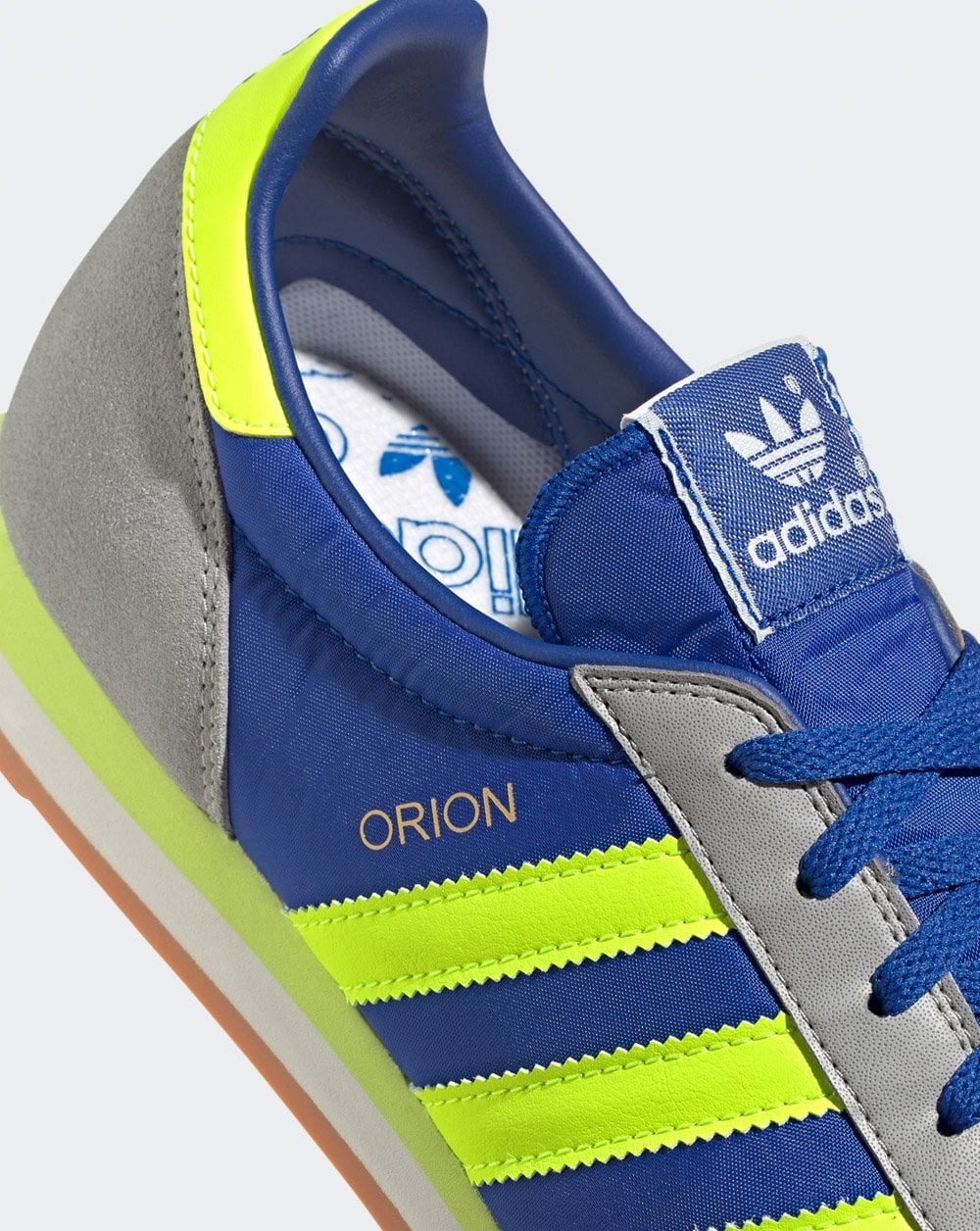 Adidas Orion Trainers Royal Blue/Solar Yellow - Image 3