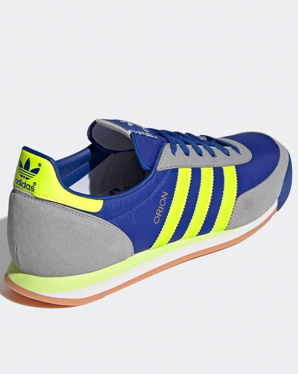 Adidas Orion Trainers Royal Blue/Solar Yellow - Image 4
