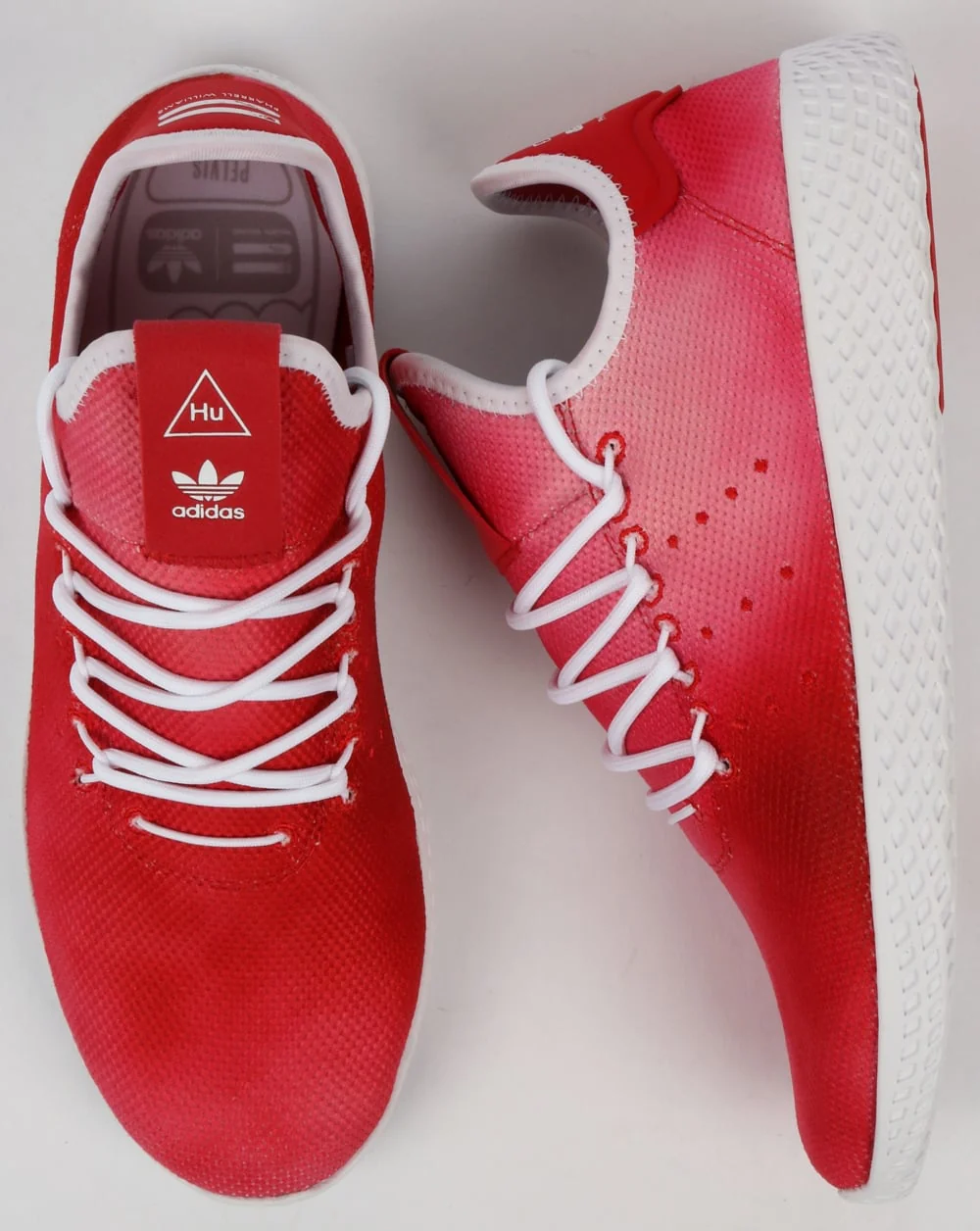 Adidas PW HU Holi Tennis Trainers Scarlet Red/White - Image 3