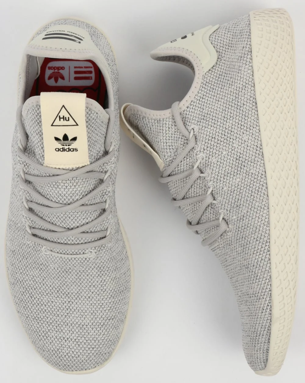 Adidas PW Tennis HU Trainers Grey/White - Image 2