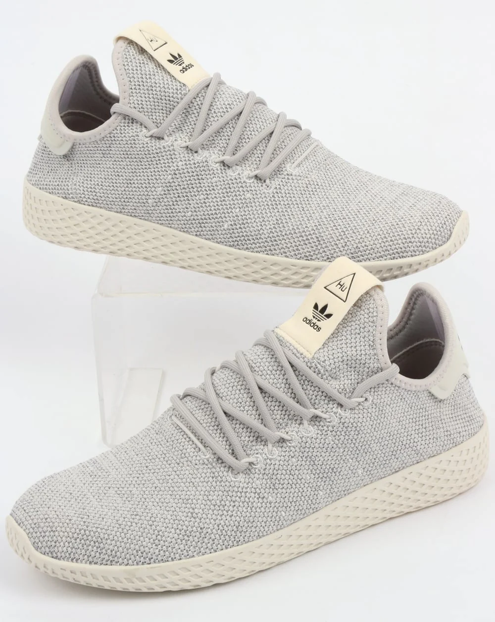 Adidas PW Tennis HU Trainers Grey/White - Image 3