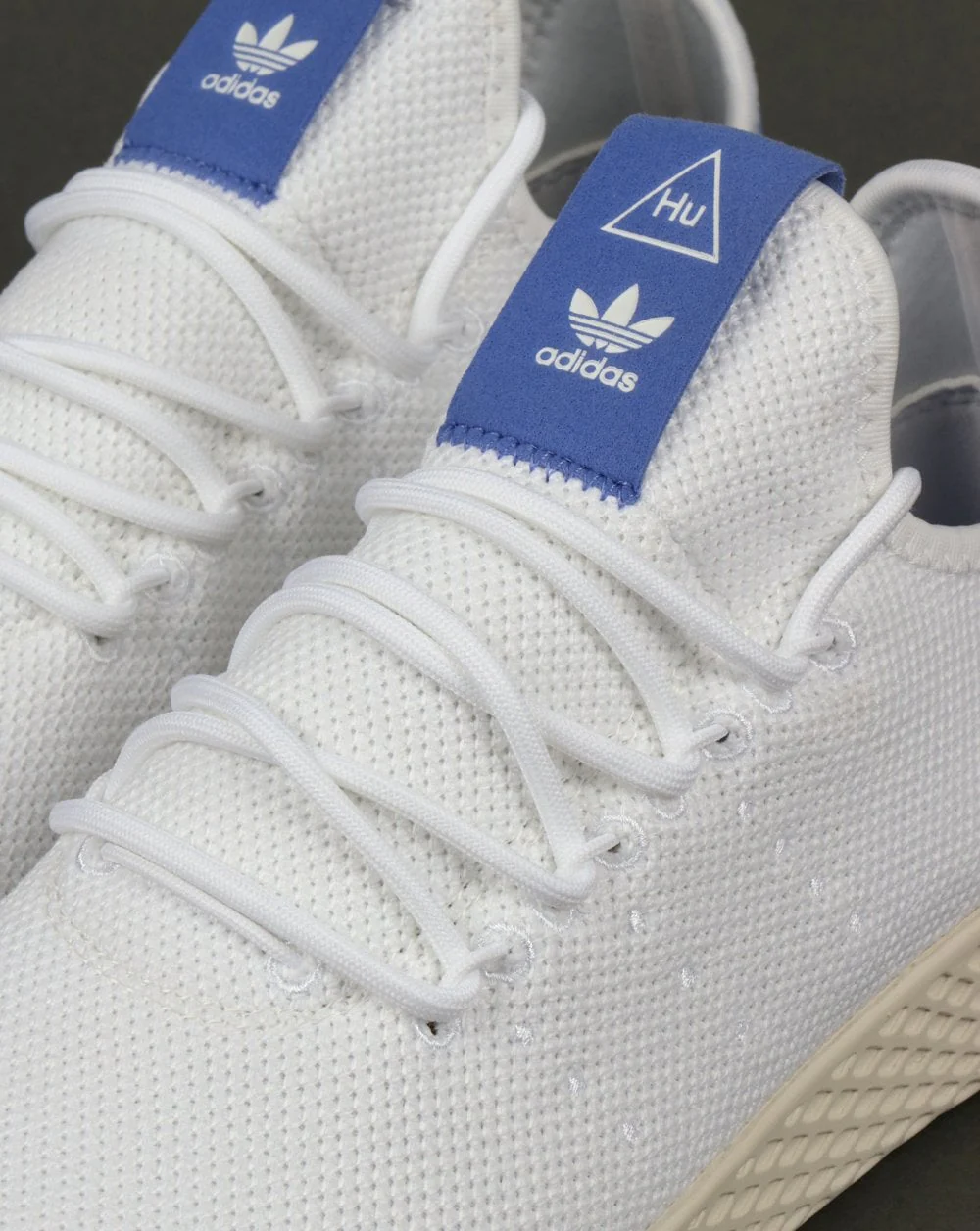 Adidas PW Tennis HU Trainers White/Blue - Image 3