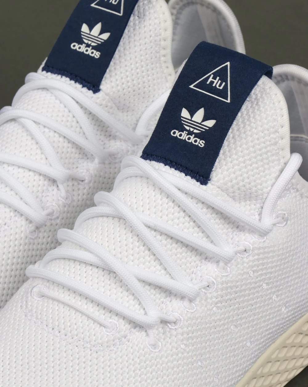 Adidas PW Tennis HU Trainers White/Navy - Image 3