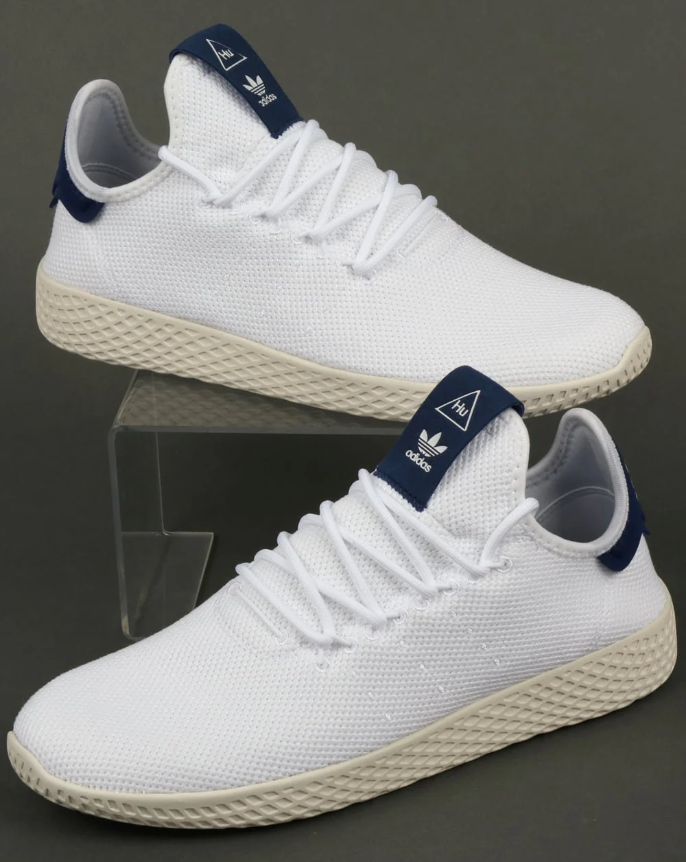 Adidas PW Tennis HU Trainers White/Navy - Image 4