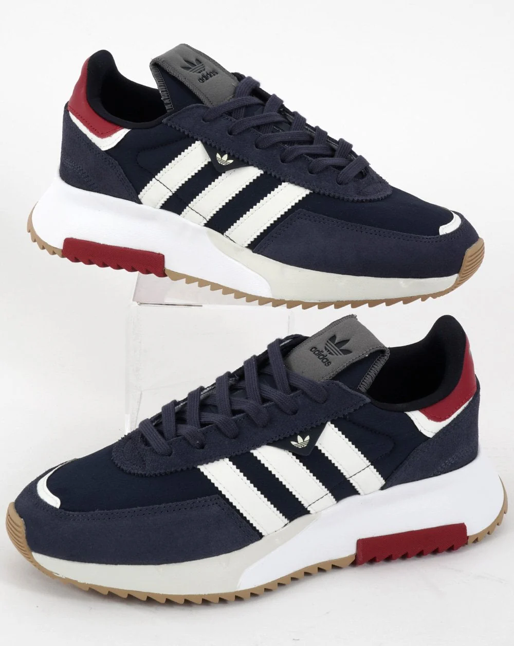 Adidas Retropy F2 Trainers Navy/Off White - Image 3