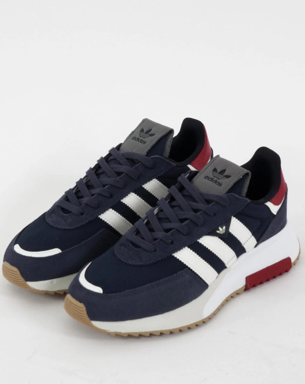 Adidas Retropy F2 Trainers Navy/Off White - Image 4