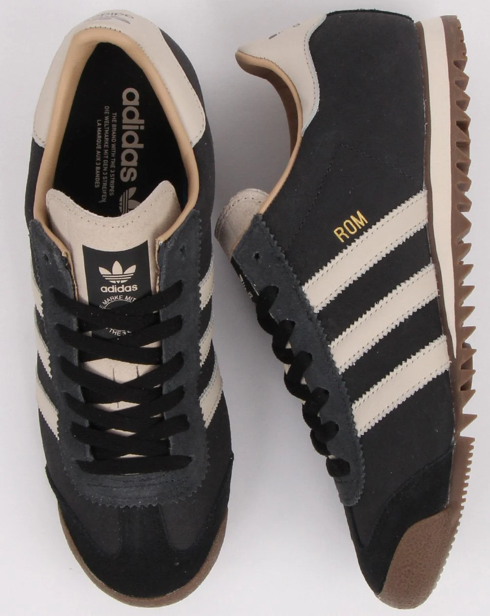 Adidas Rom Trainers Vintage Black - Image 2