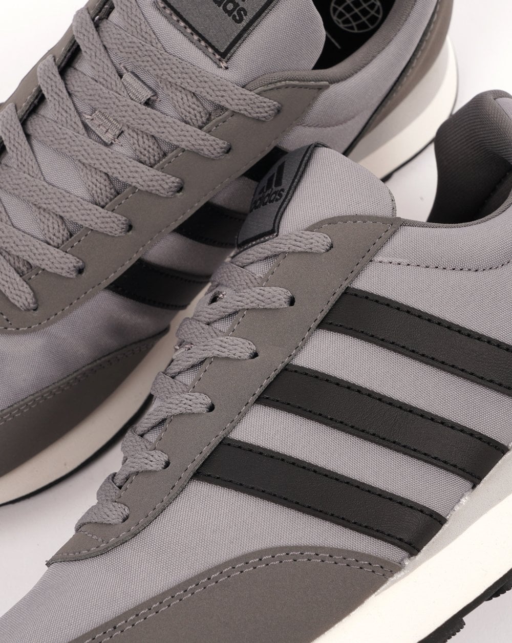 Adidas Run 60s 3.0 Trainers Grey/Black - Image 3
