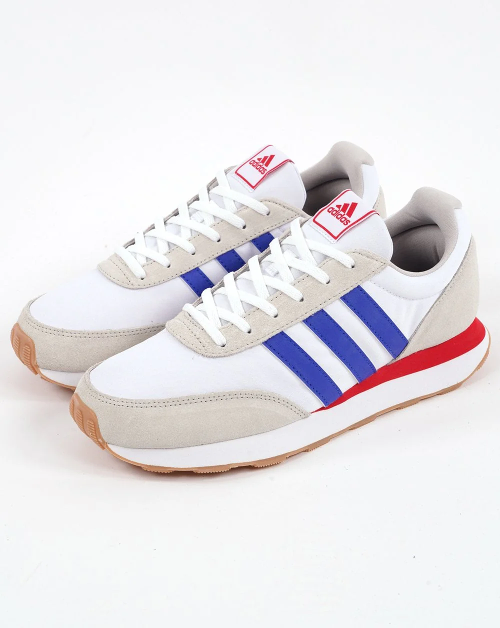 Adidas Run 60s Trainers White/Blue/Red - Image 2