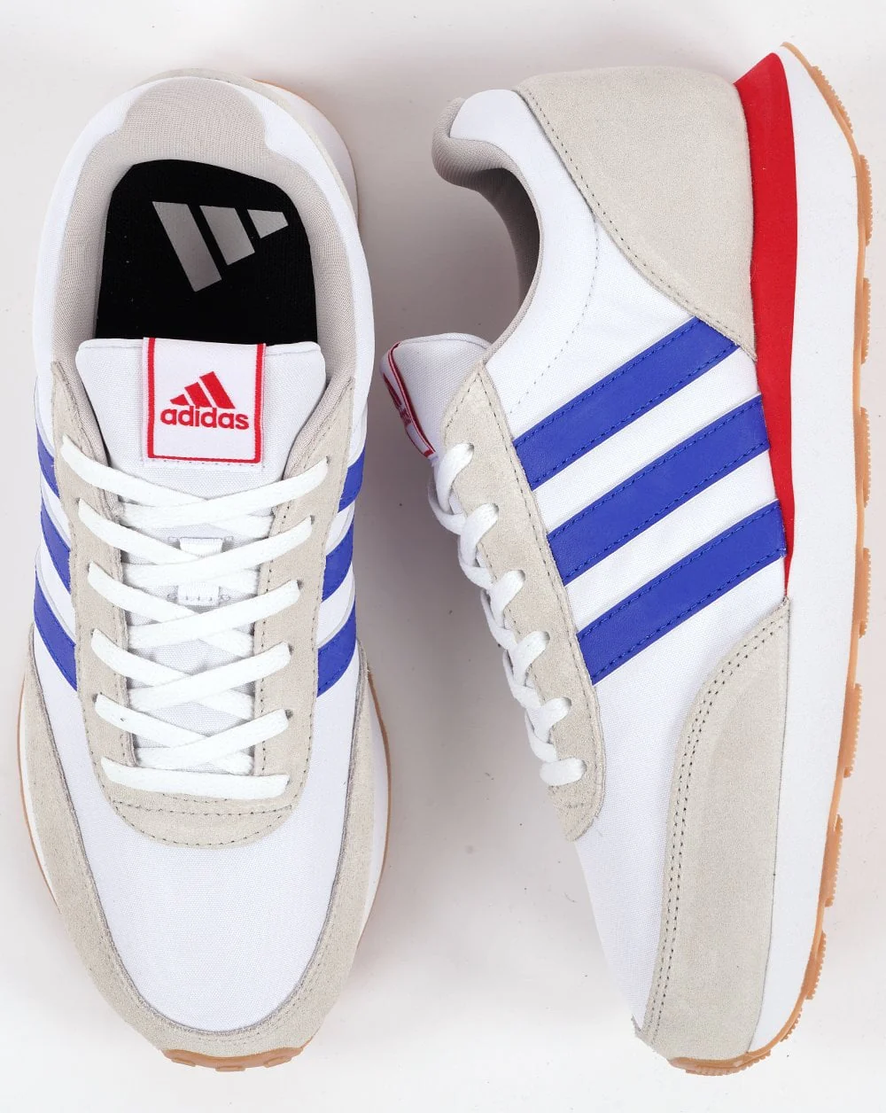 Adidas Run 60s Trainers White/Blue/Red - Image 4