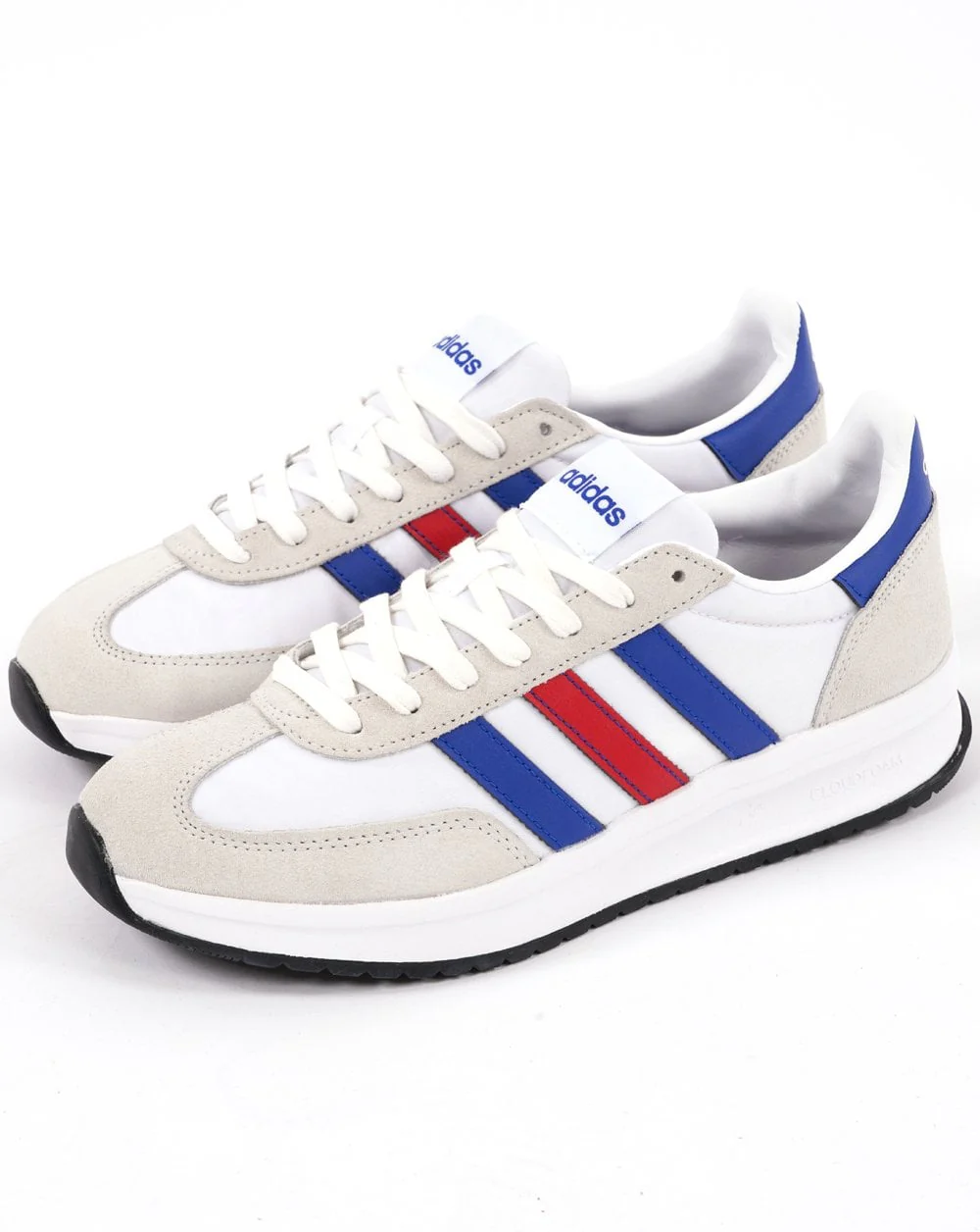 Adidas Run 70 Trainers White Royal Red - Image 4