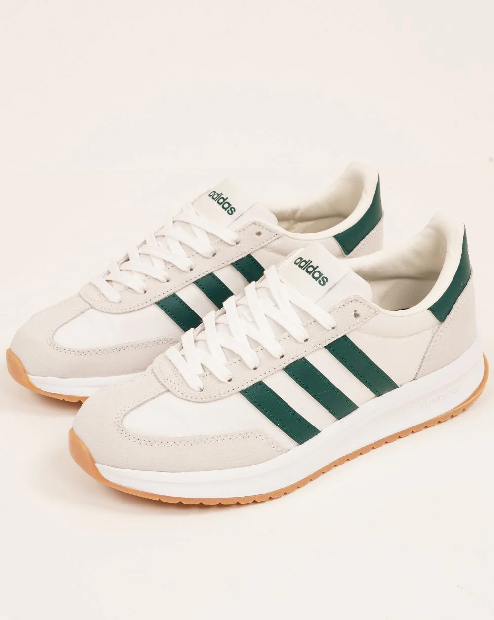 Adidas Run 70s Trainers White Green - Image 2