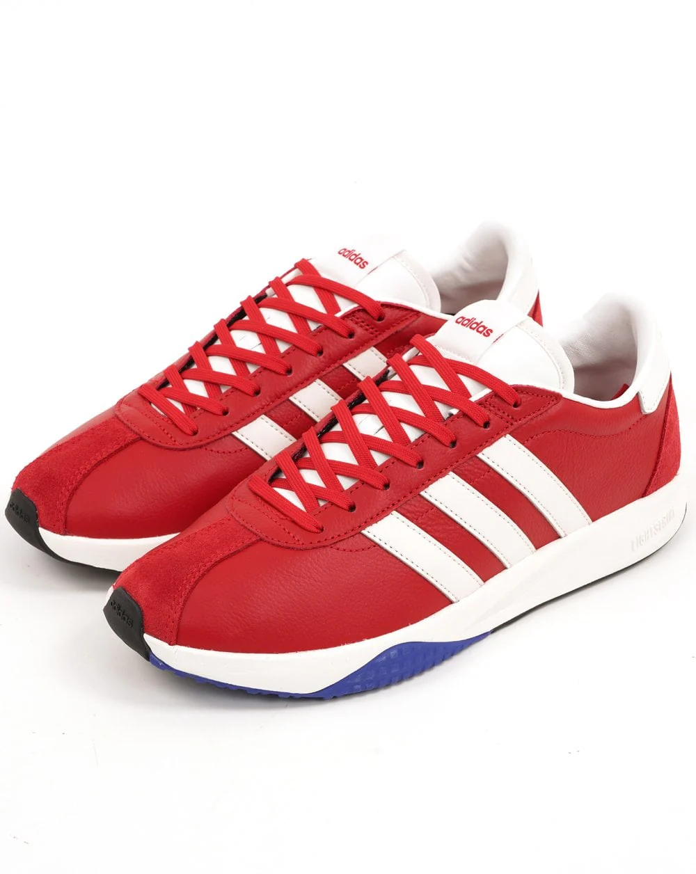 Adidas Run 76/26 Trainers Scarlet/White/Blue - Image 2